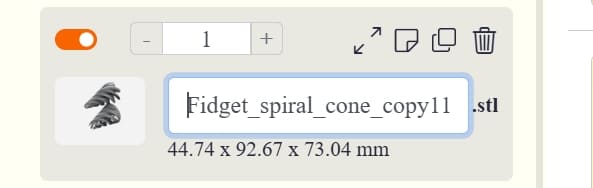 duplicate model_hi3dp platform